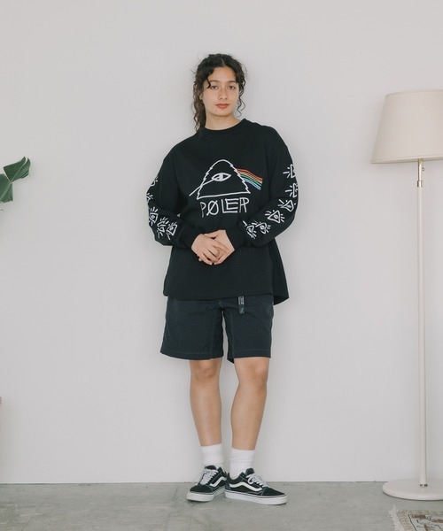 POLeR(ポーラー)の「POLeR/ポーラー PSYCHEDELIC RELAX FIT L/S TEE Tシャツ ロンT メンズ 夏物 夏服(Tシャツ/カットソー・メンズ・ブラック/ホワイト・XL/L/M)」の15枚目の写真
