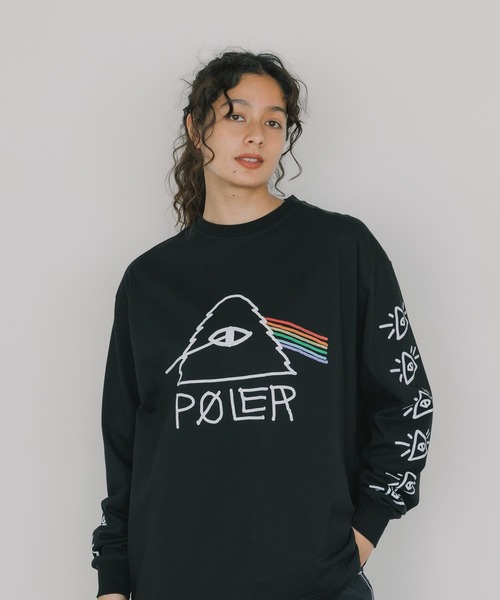 POLeR(ポーラー)の「POLeR/ポーラー PSYCHEDELIC RELAX FIT L/S TEE Tシャツ ロンT メンズ 夏物 夏服(Tシャツ/カットソー・メンズ・ブラック/ホワイト・XL/L/M)」の17枚目の写真