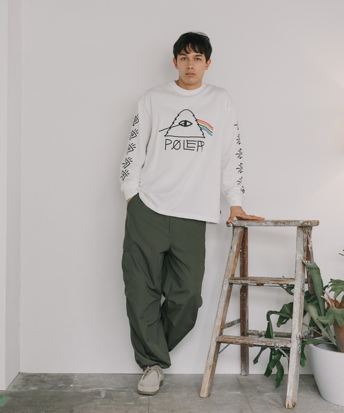 POLeR(ポーラー)の「POLeR/ポーラー PSYCHEDELIC RELAX FIT L/S TEE Tシャツ ロンT メンズ 夏物 夏服(Tシャツ/カットソー・メンズ・ブラック/ホワイト・XL/L/M)」の21枚目の写真