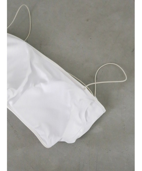 Katrin TOKYO(カトリーントーキョー)の「cup-in cropped camisole(キャミソール・レディース・ブラック/ホワイト・FREE/XS)」の7枚目の写真
