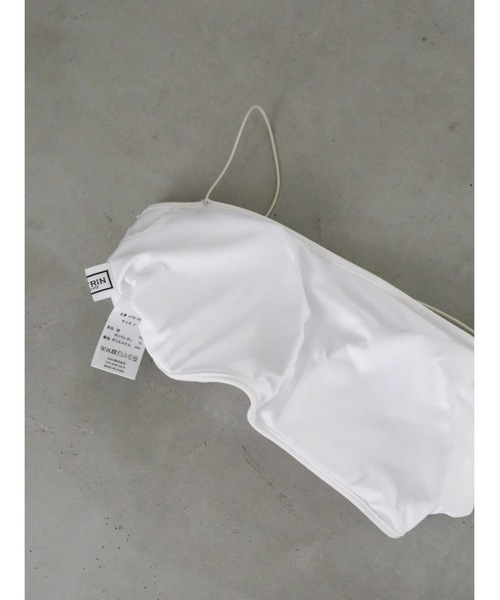 Katrin TOKYO(カトリーントーキョー)の「cup-in cropped camisole(キャミソール・レディース・ブラック/ホワイト・FREE/XS)」の8枚目の写真