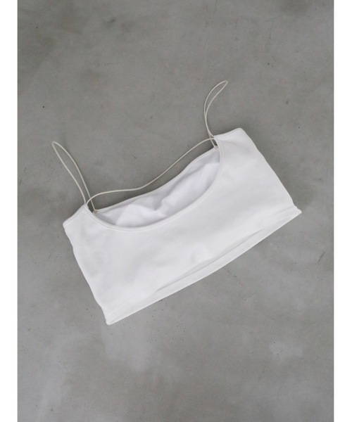 Katrin TOKYO(カトリーントーキョー)の「cup-in cropped camisole(キャミソール・レディース・ブラック/ホワイト・FREE/XS)」の10枚目の写真