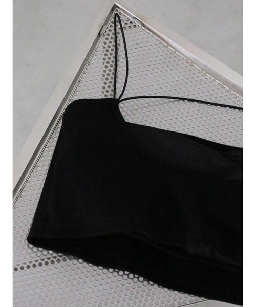 Katrin TOKYO(カトリーントーキョー)の「cup-in cropped camisole(キャミソール・レディース・ブラック/ホワイト・FREE/XS)」の15枚目の写真