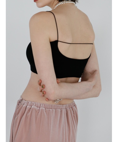 Katrin TOKYO(カトリーントーキョー)の「cup-in cropped camisole(キャミソール・レディース・ブラック/ホワイト・FREE/XS)」の17枚目の写真