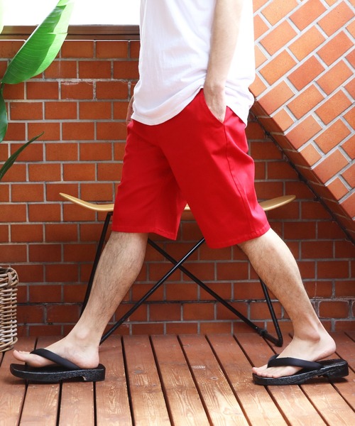 8(eight)(エイト)の「ストレッチチノショートパンツ(チノパンツ・メンズ・チャコールグレー/グレー/レッド/ホワイト/オリーブ/ブラック/ネイビー/ベージュ・X-LARGE/MEDIUM/SMALL/XX-LARGE/LARGE)」の8枚目の写真