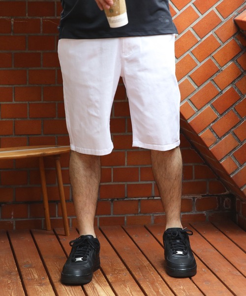 8(eight)(エイト)の「ストレッチチノショートパンツ(チノパンツ・メンズ・チャコールグレー/グレー/レッド/ホワイト/オリーブ/ブラック/ネイビー/ベージュ・X-LARGE/MEDIUM/SMALL/XX-LARGE/LARGE)」の1枚目の写真