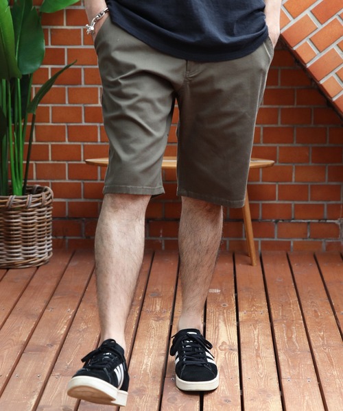 8(eight)(エイト)の「ストレッチチノショートパンツ(チノパンツ・メンズ・チャコールグレー/グレー/レッド/ホワイト/オリーブ/ブラック/ネイビー/ベージュ・X-LARGE/MEDIUM/SMALL/XX-LARGE/LARGE)」の13枚目の写真