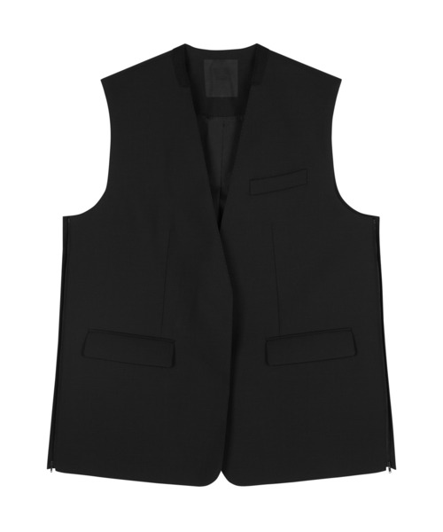 JNBY（ジェーエヌビーワイ）の「Sleek Mid-length Blazer Vest / ブレザーベスト（ベスト・レディース・ブラック・34）」の8枚目の写真