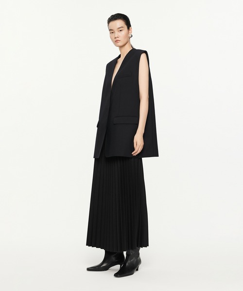 JNBY（ジェーエヌビーワイ）の「Sleek Mid-length Blazer Vest / ブレザーベスト（ベスト・レディース・ブラック・34）」の4枚目の写真