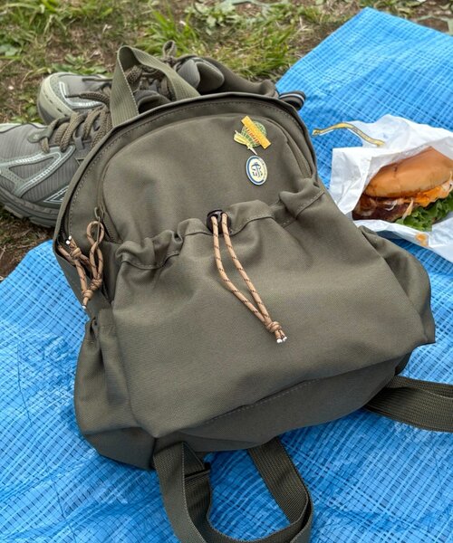 CIAOPANIC TYPY(チャオパニックティピー)の「【UNISEX】5ポケットミニリュックサック(バックパック/リュック・メンズ・レッド/カーキ/ブラック・ONE SIZE)」の3枚目の写真