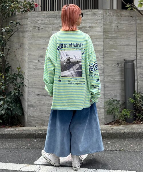 SOUNDSGOOOOD（サウンズグッド）の「【SOUNDS GOOOOD / サウンズグッド】アソートプリーツワイドショーツ（デニムパンツ・メンズ・ホワイト/ネイビー/カーキ・ONE SIZE）」の22枚目の写真