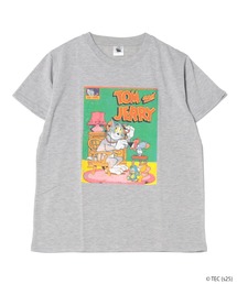 TOM&JERRY（トムアンドジェリー）の「【公式】トムとジェリー　天竺半袖BOX型Tシャツ（Tシャツ/カットソー）」