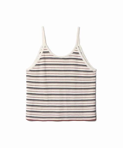 ESTNATION（エストネーション）の「ESTNATION / マルチボーダー キャミソール（キャミソール・レディース・ライトホワイト/ブラウン系その他・FREE）」の5枚目の写真