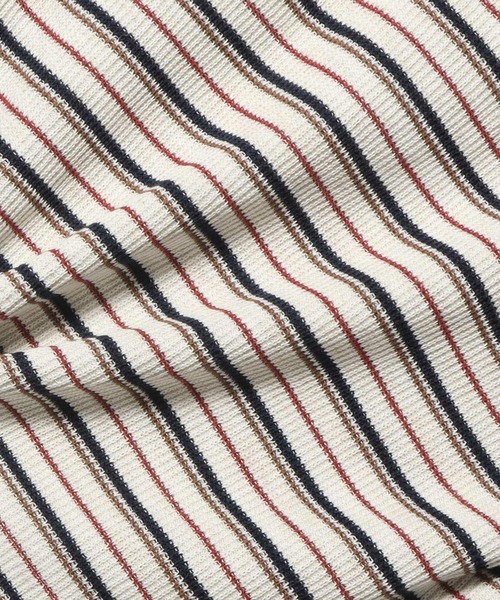 ESTNATION（エストネーション）の「ESTNATION / マルチボーダー キャミソール（キャミソール・レディース・ライトホワイト/ブラウン系その他・FREE）」の3枚目の写真