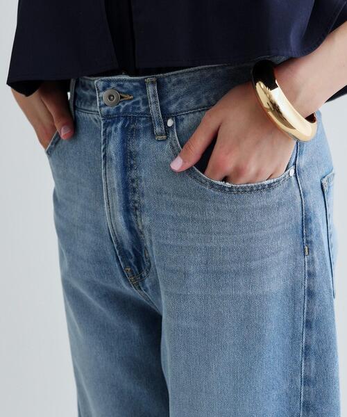 GALLEST(ギャレスト)の「ライトワイドデニム(デニムパンツ・レディース・ホワイト/ライトブルー・36/38/40)」の8枚目の写真