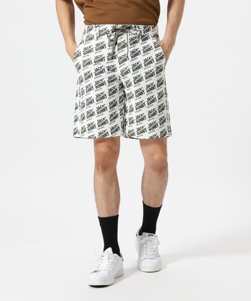 【Jack Bunny!!】ロゴ柄プリントPeメッシュ天竺Dot Airショートパンツ