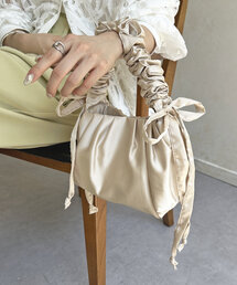 タックサテンバッグ