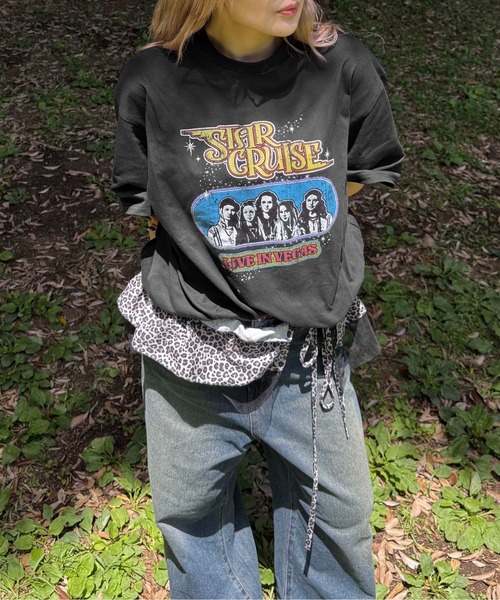 sedacle（セダクル）の「ヴィンテージライクアソートバンT（Tシャツ/カットソー・レディース・ホワイト/ホワイト系その他/ブラック/グレー系その他/ブラック系その他/グレー・SMALL/MEDIUM/LARGE）」の4枚目の写真