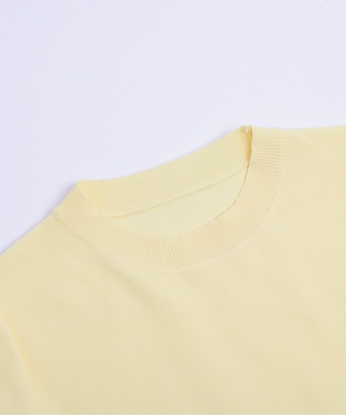 La-gemme(ラジェム)の「アシンメトリーペプラムニットトップス(ニット/セーター・レディース・ブラック/ピンク/ベージュ/イエロー/ホワイト・フリー)」の16枚目の写真