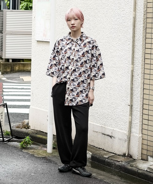 UNIIT(ユニット)の「犬猫アロハ ビッグシャツ(シャツ/ブラウス・メンズ・その他/その他1・MEDIUM/LARGE)」の6枚目の写真