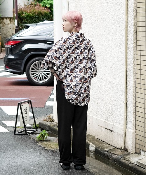 UNIIT(ユニット)の「犬猫アロハ ビッグシャツ(シャツ/ブラウス・メンズ・その他/その他1・MEDIUM/LARGE)」の7枚目の写真