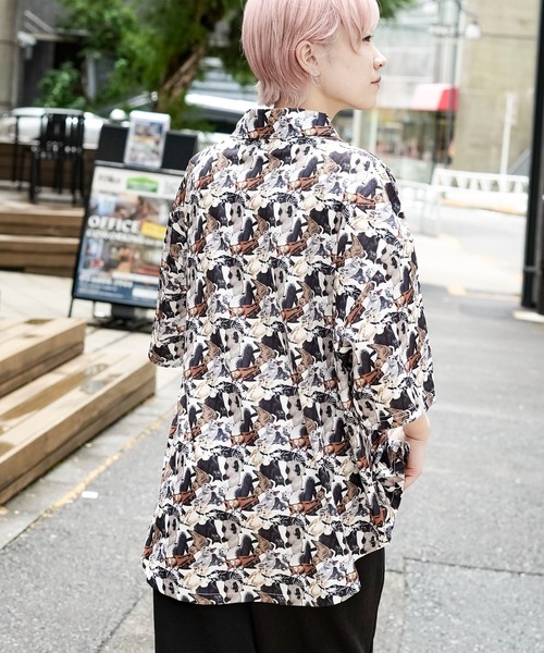 UNIIT(ユニット)の「犬猫アロハ ビッグシャツ(シャツ/ブラウス・メンズ・その他/その他1・MEDIUM/LARGE)」の11枚目の写真