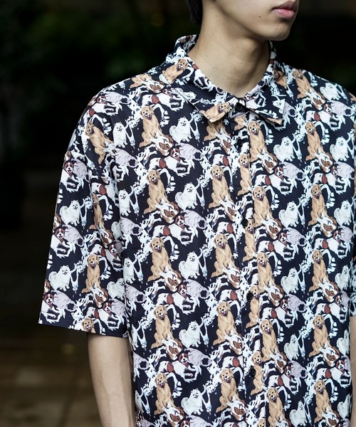 UNIIT(ユニット)の「犬猫アロハ ビッグシャツ(シャツ/ブラウス・メンズ・その他/その他1・MEDIUM/LARGE)」の16枚目の写真