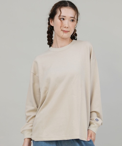 DISCUS ATHLETIC(ディスカス アスレチック)の「DISCUS ATHLETIC/ディスカスアスレチック DSC COOLMAX袖リブロンT ロンT 5473-5107(Tシャツ/カットソー・レディース・ホワイト/杢グレー/ブラック/オートミール/ネイビー/スミクロ・L/M)」の4枚目の写真