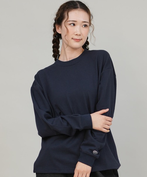 DISCUS ATHLETIC(ディスカス アスレチック)の「DISCUS ATHLETIC/ディスカスアスレチック DSC COOLMAX袖リブロンT ロンT 5473-5107(Tシャツ/カットソー・レディース・ホワイト/杢グレー/ブラック/オートミール/ネイビー/スミクロ・L/M)」の6枚目の写真