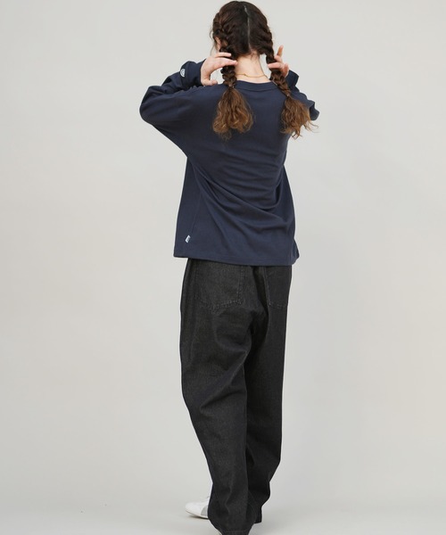 DISCUS ATHLETIC(ディスカス アスレチック)の「DISCUS ATHLETIC/ディスカスアスレチック DSC COOLMAX袖リブロンT ロンT 5473-5107(Tシャツ/カットソー・レディース・ホワイト/杢グレー/ブラック/オートミール/ネイビー/スミクロ・L/M)」の19枚目の写真