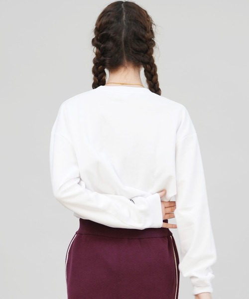 DISCUS ATHLETIC(ディスカス アスレチック)の「DISCUS ATHLETIC/ディスカスアスレチック DSC COOLMAX袖リブロンT ロンT 5473-5107(Tシャツ/カットソー・レディース・ホワイト/杢グレー/ブラック/オートミール/ネイビー/スミクロ・L/M)」の8枚目の写真