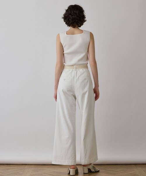 Diagram（ダイアグラム）の「ストレッチワイドパンツ（その他パンツ・レディース・カーキ/グリーン/ホワイト/ブラック・38/36/34）」の8枚目の写真