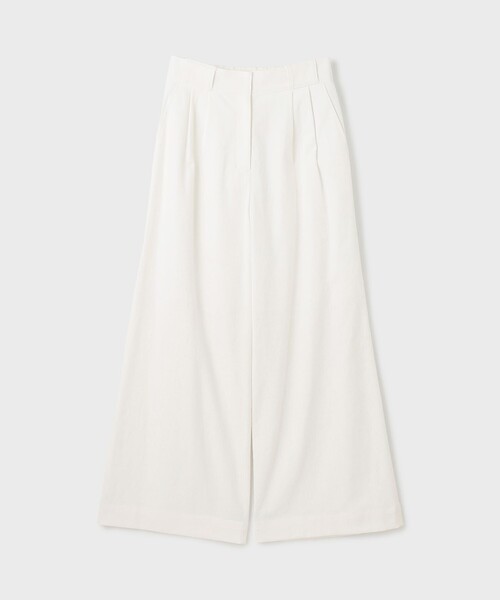 Diagram（ダイアグラム）の「ストレッチワイドパンツ（その他パンツ・レディース・カーキ/グリーン/ホワイト/ブラック・38/36/34）」の11枚目の写真