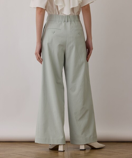 Diagram（ダイアグラム）の「ストレッチワイドパンツ（その他パンツ・レディース・カーキ/グリーン/ホワイト/ブラック・38/36/34）」の13枚目の写真