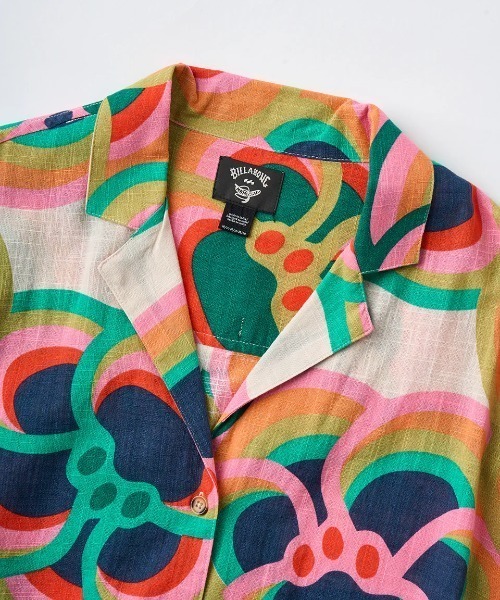 BILLABONG(ビラボン)の「【BILLABONG/ビラボン】25SS MAMI WATA BEACH SIDE/総柄セットアップ対応可能オープンカラーシャツ(シャツ/ブラウス・レディース・マルチ・SMALL)」の5枚目の写真