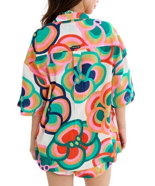 BILLABONG(ビラボン)の「【BILLABONG/ビラボン】25SS MAMI WATA BEACH SIDE/総柄セットアップ対応可能オープンカラーシャツ(シャツ/ブラウス・レディース・マルチ・SMALL)」の3枚目の写真