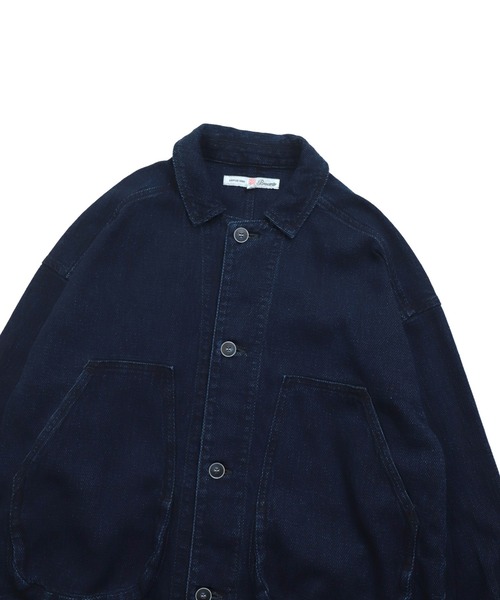 Brocante / ブロカント] ジャガードデニム ウーブリエジャケット