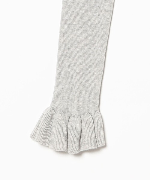 fennica（フェニカ）の「dahl'ia / フリル プルオーバー（Tシャツ/カットソー・レディース・グレー/クリーム・ONE SIZE）」の5枚目の写真