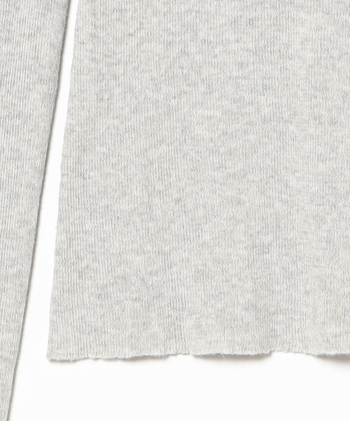 fennica（フェニカ）の「dahl'ia / フリル プルオーバー（Tシャツ/カットソー・レディース・グレー/クリーム・ONE SIZE）」の6枚目の写真