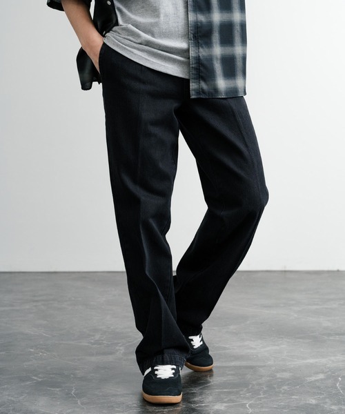 Dickies（ディッキーズ）の「Dickies ディッキーズ デニム874ワークパンツ/ワイドストレートデニムパンツ（デニムパンツ・メンズ・ブラック/ブルー・34/30/32/36）」の3枚目の写真