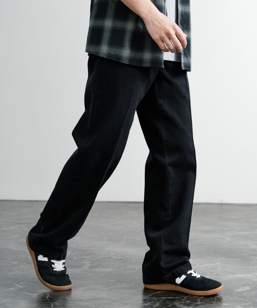Dickies（ディッキーズ）の「Dickies ディッキーズ デニム874ワークパンツ/ワイドストレートデニムパンツ（デニムパンツ・メンズ・ブラック/ブルー・34/30/32/36）」の5枚目の写真