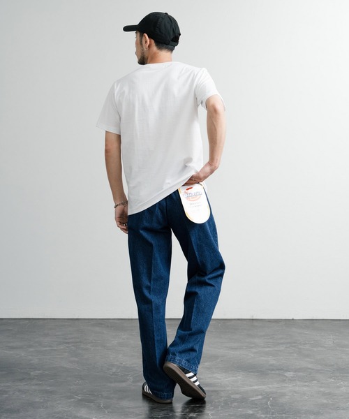 Dickies（ディッキーズ）の「Dickies ディッキーズ デニム874ワークパンツ/ワイドストレートデニムパンツ（デニムパンツ・メンズ・ブラック/ブルー・34/30/32/36）」の12枚目の写真