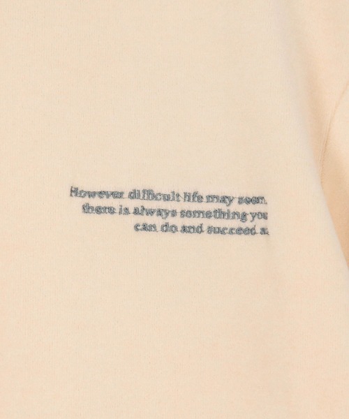 NICOLE CLUB（ニコル　クラブ）の「ベロア刺繍Tシャツ（Tシャツ/カットソー・レディース・ベージュ/オフホワイト/ブラウン・FREE）」の13枚目の写真