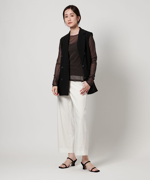 UNITED ARROWS（ユナイテッドアローズ）の「drapy テーラード ベスト（ベスト・レディース・ブラック/ネイビー・36/38）」の3枚目の写真