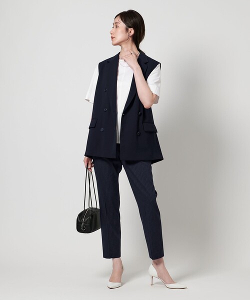 UNITED ARROWS（ユナイテッドアローズ）の「drapy テーラード ベスト（ベスト・レディース・ブラック/ネイビー・36/38）」の5枚目の写真