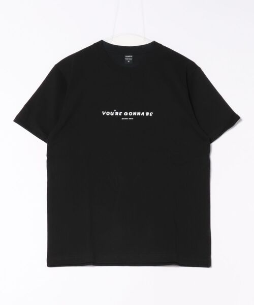 B'day(ビーデイ)の「ヘヴィウェイト天竺 プリント 半袖 クルーネック コットン100%(Tシャツ/カットソー・メンズ・ブラック/ホワイト/ホワイト系その他・LARGE/MEDIUM)」の1枚目の写真
