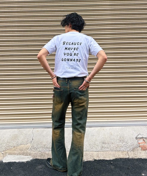 B'day(ビーデイ)の「ヘヴィウェイト天竺 プリント 半袖 クルーネック コットン100%(Tシャツ/カットソー・メンズ・ブラック/ホワイト/ホワイト系その他・LARGE/MEDIUM)」の8枚目の写真