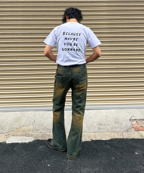 B'day(ビーデイ)の「ヘヴィウェイト天竺 プリント 半袖 クルーネック コットン100%(Tシャツ/カットソー・メンズ・ブラック/ホワイト/ホワイト系その他・LARGE/MEDIUM)」の10枚目の写真