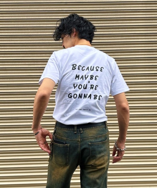 B'day(ビーデイ)の「ヘヴィウェイト天竺 プリント 半袖 クルーネック コットン100%(Tシャツ/カットソー・メンズ・ブラック/ホワイト/ホワイト系その他・LARGE/MEDIUM)」の11枚目の写真