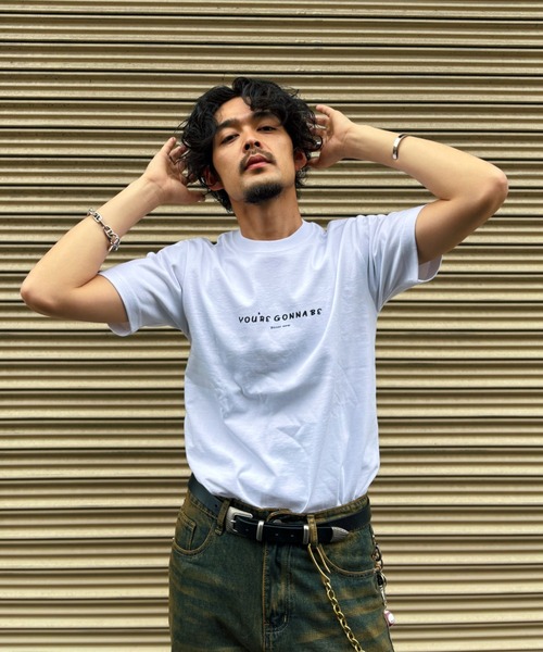 B'day(ビーデイ)の「ヘヴィウェイト天竺 プリント 半袖 クルーネック コットン100%(Tシャツ/カットソー・メンズ・ブラック/ホワイト/ホワイト系その他・LARGE/MEDIUM)」の12枚目の写真
